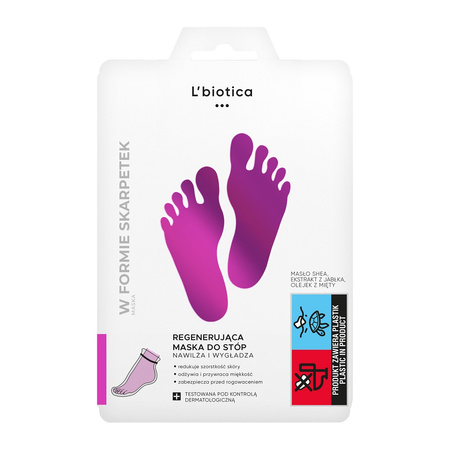 L`Biotica – Regenerująca maska do stóp, skarpetki – 32 ml