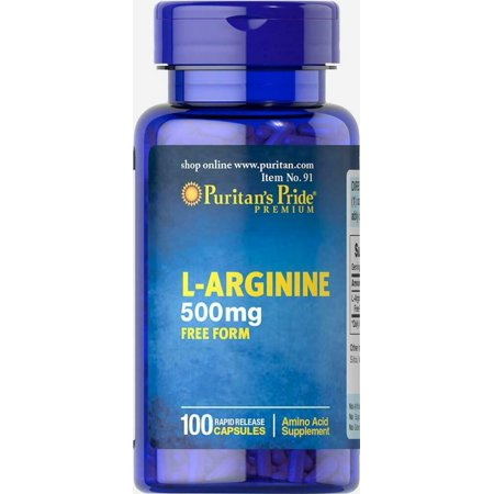 Puritan's Pride L-Arginine 500 mg 100 kaps.