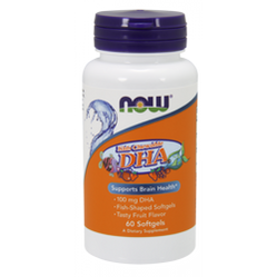 DHA dla dzieci do żucia 100 mg (60 kaps.)