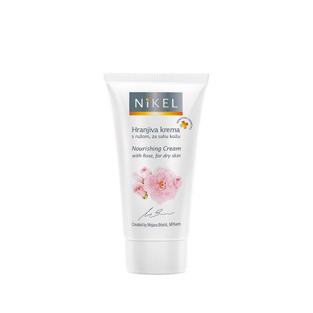 Nikel, Odżywczy krem do twarzy z różą, 50 ml