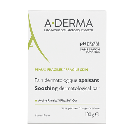 A-Derma Łagodząca kostka dermatologiczna skóra wrażliwa 100 g