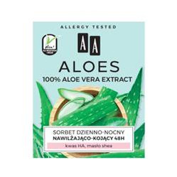 Aloes 100% Aloe Vera Extract Hydro sorbet dzienno-nocny 48h nawilżająco-kojący 50ml