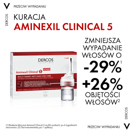 Vichy Aminexil Clinical 5 wypadanie włosów 21 ampułek