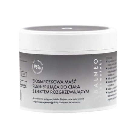 Balneokosmetyki - Biosiarczkowa maść rozgrzewająca do ciała 250ml