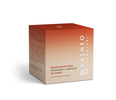 Balneokosmetyki - Biosiarczkowy krem witaminowo-odżywczy do twarzy 50ml