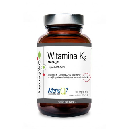 KENAY Witamina K2 MenaQ7® na wsparcie zdrowych kości i prawidłowego krzepnięcia krwi 60 kaps.