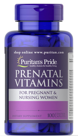 Puritan's Pride Prenatal Vitamins 100 tabl.