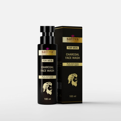 Sattva For Men Żel do mycia twarzy Charcoal Facewash 100 ml
