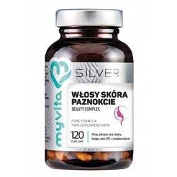 MyVita - Włosy, skóra, paznokcie Beauty Complex - Silver Pro Complex, 120 kaps.