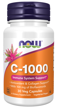 NOW FOODS Witamina C 1000 mg z Bioflawonoidami cytrusowymi (30 kaps.)