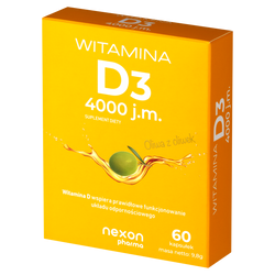 Nexon Witamina D3 4000 J.M. 60 kaps.