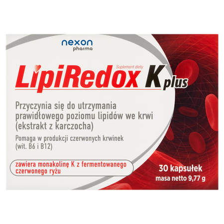Nexon Lipiredox K Plus 30 kaps.