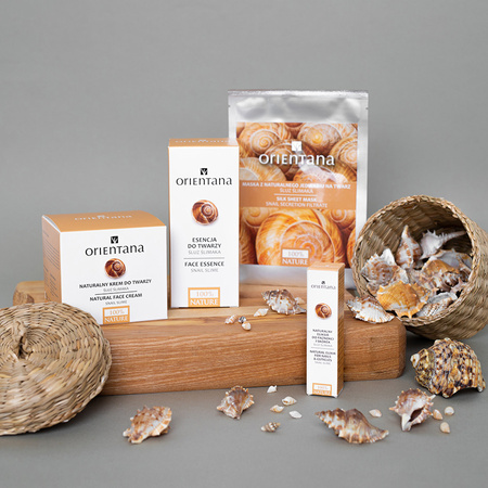 Orientana - Bio Maska- Esencja do twarzy, śluz ślimaka, 50ml