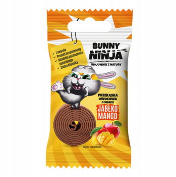 BUNNY NINJA przekąska owocowa smak: JABŁKO MANGO