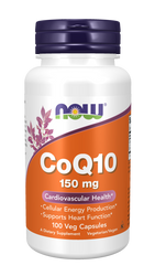 NOW FOODS Koenzym Q10 150 mg z lecytyną 70 mg (100 kaps.)