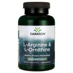 Swanson L-Arginina I L-Ornityna 100 K