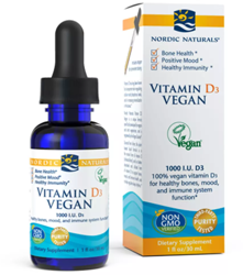 Nordic Naturals Witamina D3 na wsparcie kości 30 ml vege