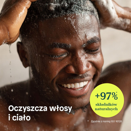 Attitude SUPER LEAVES™, SPORTS MEN, Szampon i płyn do mycia ciała, 473 ml