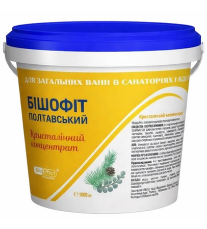 Biszofit połtawski Koncentrat do kąpieli 1000ml (Ukraina)
