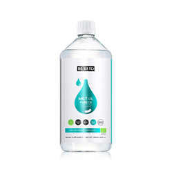 Be Keto Organiczny Bio Olej MCT 100% C8 1000ml