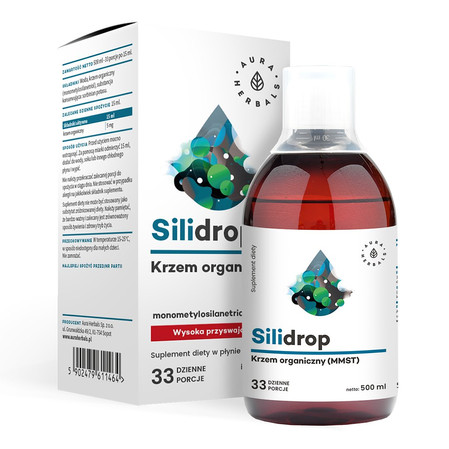 Aura Herbals Silidrop Krzem Silicium G5 - 500 ml