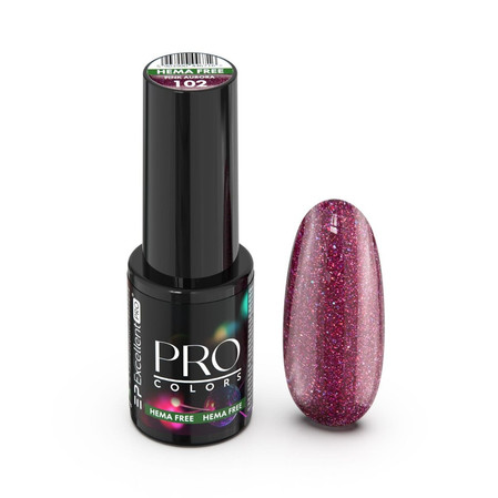 Pro Colors Hema Free lakier hybrydowy 102 Pink Aurora 7g