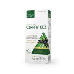 Medica Herbs Czarny Bez 520 mg na wsparcie układu odpornościowego 60 kaps.