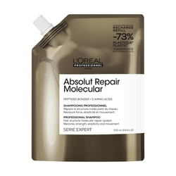 Serie Expert Absolut Repair Molecular szampon wzmacniający strukturę włosów refill 500ml