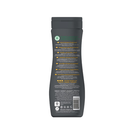 Attitude SUPER LEAVES™, SPORTS MEN, Szampon i płyn do mycia ciała, 473 ml