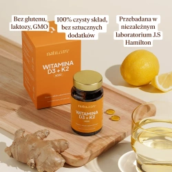 Natu.Care Witamina D3+K2, 60 kaps.