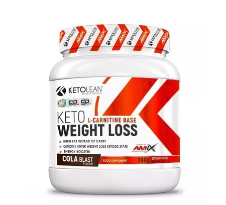 AMIX KETO GOBHB WEIGHT LOSS spalacz tłuszczu 240g smak Cola