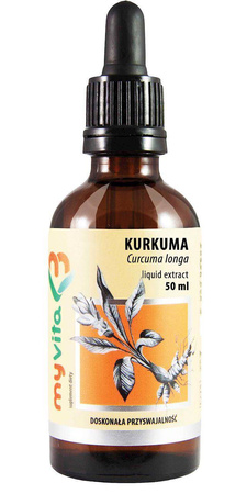 Myvita Kurkuma Ekstrakt 50 Ml Odorność