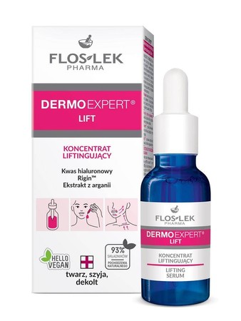 Flos-Lek Dermo Expert Lift Lekkie serum hialuronowe do twarzy, szyi i dekoltu 30ml