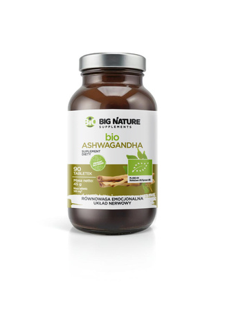Big Nature bio Ashwagandha 90 tabl.
