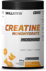 Skill Nutrition Micronised Creatine Kreatyna monohydrat 500 g smak pomarańcza