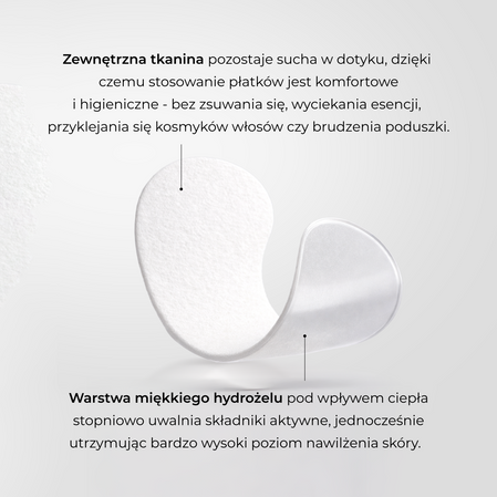 L'biotica Hialuronowe płatki pod oczy intensywnie nawilżające 3 pary