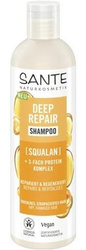 SZAMPON REGENERUJĄCY DO WŁOSÓW SUCHYCH I ZNISZCZONYCH SKWALAN I KOMPLEKS PROTEINOWY ECO 250 ml - SANTE