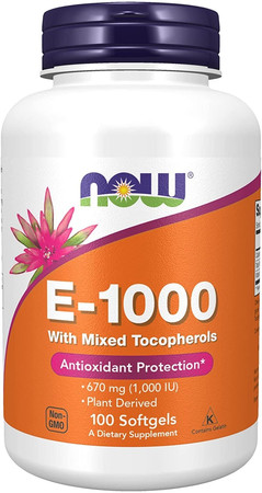 Witamina E 1000 IU (100 kaps.)