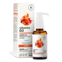 Aura Herbals − Witamina D3 4000 IU w oleju MCT − 50 ml