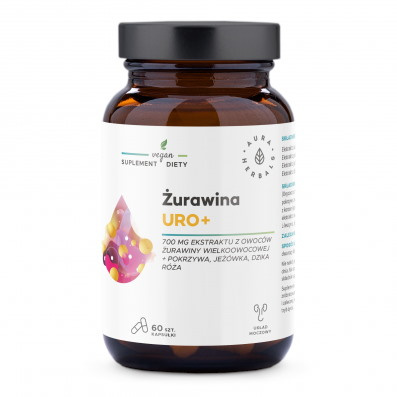 Aura Herbals Żurawina Uro+ 60 kap