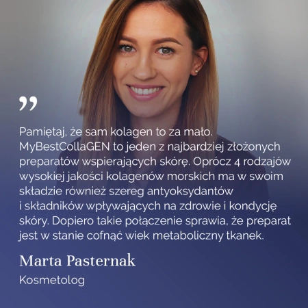MyBestCollaGEN suplement na wsparcie kondycji skóry 150 kaps.