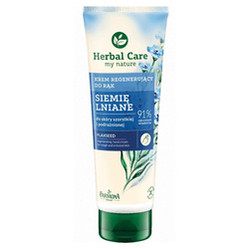 Herbal Care − Siemię Lniane, krem regenerujący do rąk − 100 ml