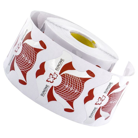 Szablon do paznokci premium Czerwony 500szt