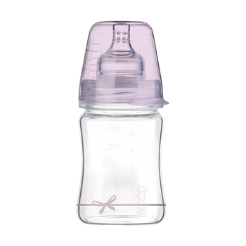 LOVI Butelka szklana Diamond Glass Baby Shower Girl 0+, 150 ml