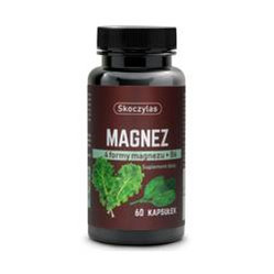 Skoczylas Magnez + B6 szpinak i jarmuż 60 kaps.