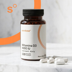 Sundose WITAMINA D3 4000 IU - 120 szt.