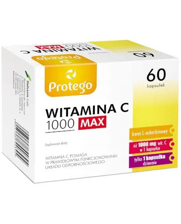 Protego Witamina C 1000 MAX 60 kaps.