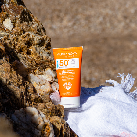 Alphanova Sun Bio, Krem Przeciwsłoneczny, filtr SPF50+, 50 g