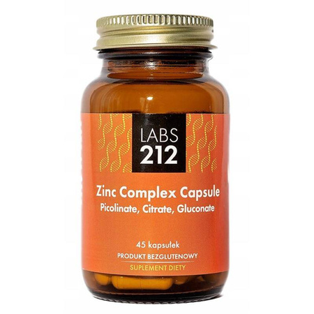 Labs212 Zinc Complex Powder Picolinate, Citrate, Gluconate 15 g