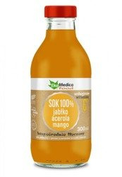 EkaMedica Sok 100% Jabłko Acerola Mango 300 ml